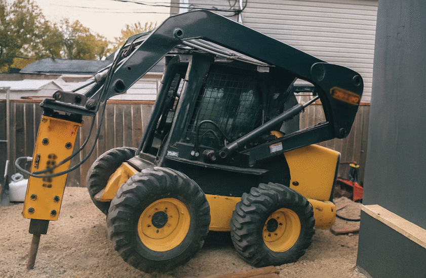 skid steer excavation